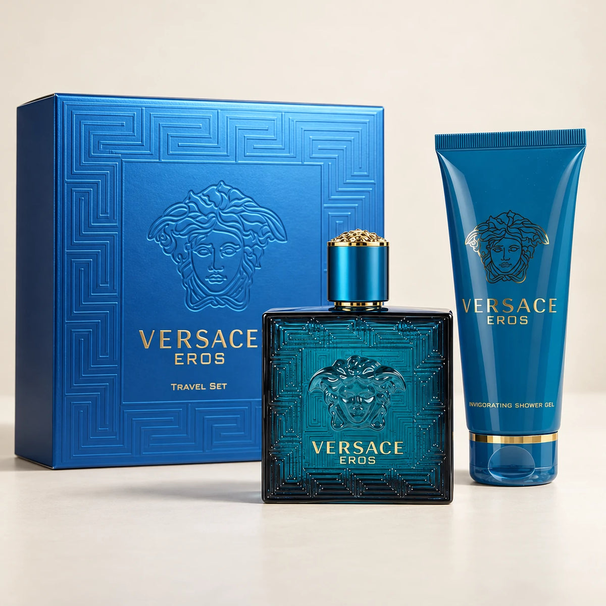Eros 2-Piece Set for Men by Versace — generated studio image of set contents