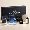 4-Piece Mini Gift Set for Men by Coach — generated studio image of set contents