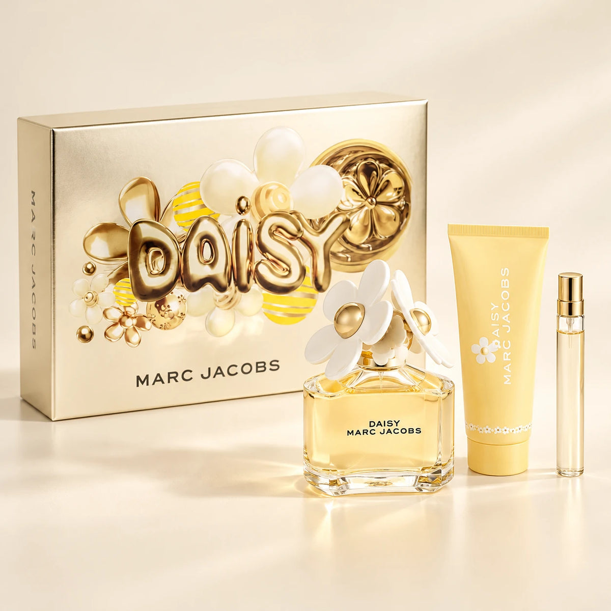 Daisy 3-Piece Gift Set for Women by Marc Jacobs — generated studio image of set contents